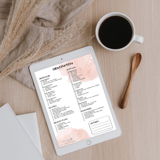 PDF-Checkliste für Dekoration